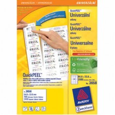 Etykiety uniwersalne Avery Zweckform - ETK 112